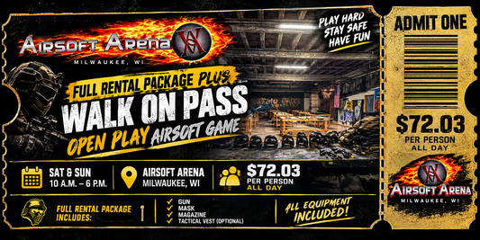 Full Rental Package and Walk On Field Pass PRE-PAY